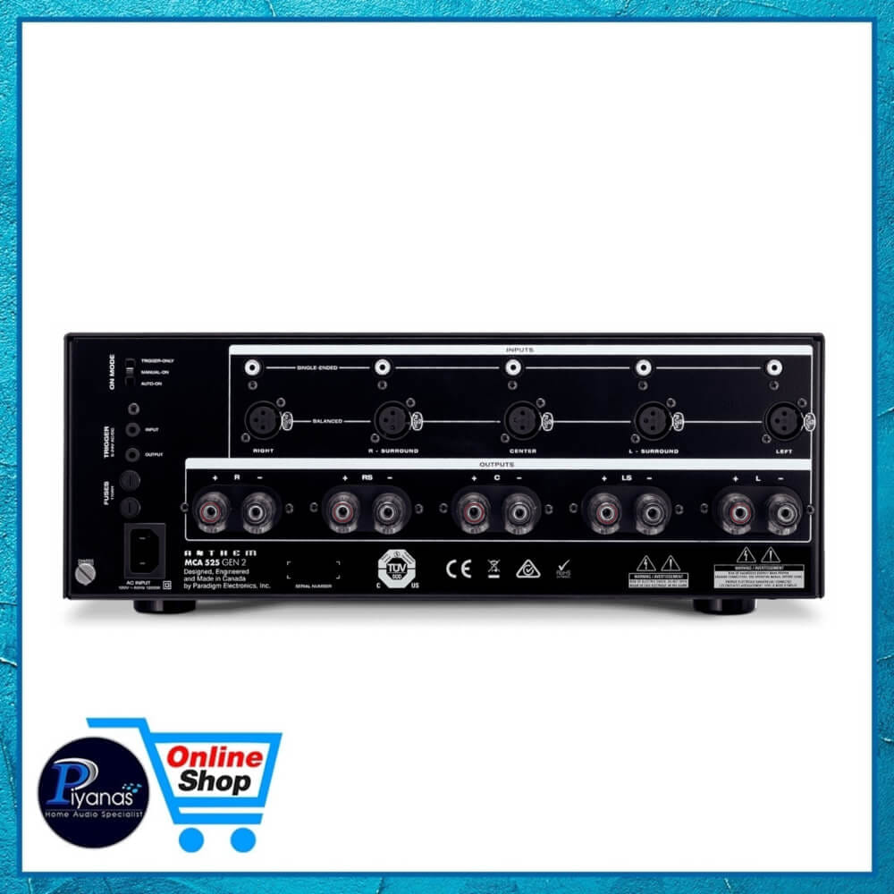 เพาเวอร์เแอมป์ ANTHEM : MCA-525 GEN2 (BLACK)